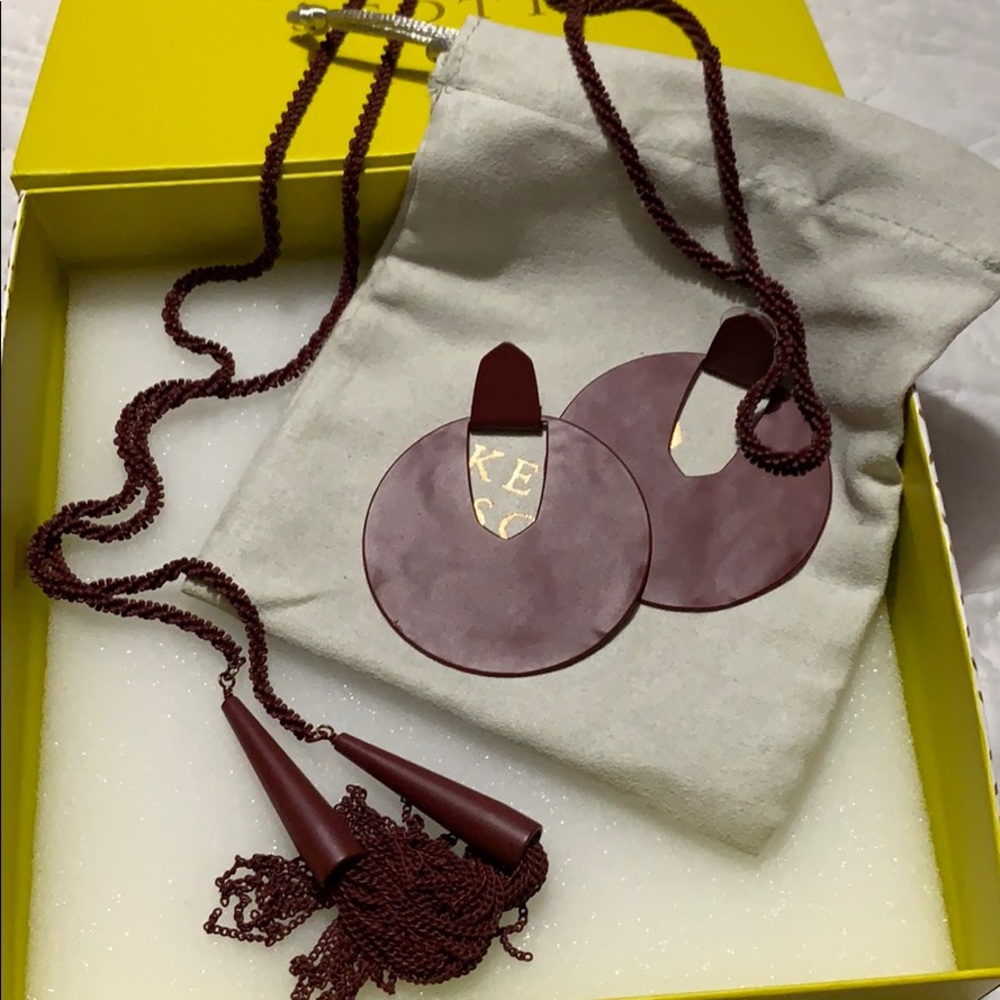 Maroon Matte Diane and Phara